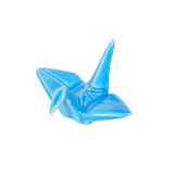 Chopsticks Rest 2IN Blue Porcelain