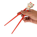 Training Chopsticks Lucky Cat
