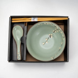 Bowl 2 3PC Set 24oz Chopsticks Spoons