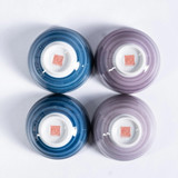 Rice Bowl 4PC Set Peacock