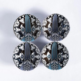 Rice Bowl 4PC Set Peacock