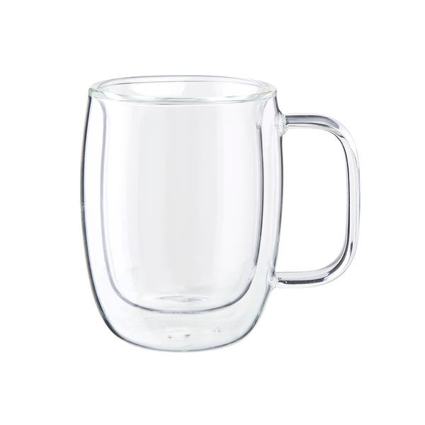 ZWILLING Sorrento Plus 2-pc Double-Wall Glass Espresso Mug Set, 2