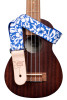 Kala Handmade Ukulele Straps - Blue Hibiscus sold at Corzic Music in Longwood near Orlando