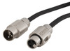 RockBoard Flat Patch XLR Cable 90 Black Tip