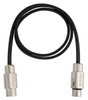 RockBoard Flat Patch XLR Cable 90 Black