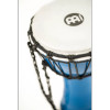 A blue 7" meinl Junior Djembe sold at corzic music in Longwood, Florida