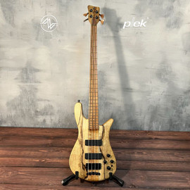 Warwick Masterbuilt Limited Streamer Stage I NT 4 String Bass-SN3664