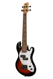 Kala Solid Body Tobacco Burst Electric U-Bass sold at Corzic Music in Longwood near Orlando