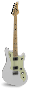 Cave & Canary Meteor Standard White Electric Guitar with Plek sold at Corzic Music in Longwood near Orlando