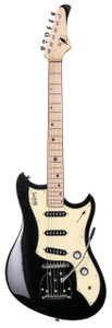 Cave & Canary Meteor Deluxe - Black Metallic Electric Guitar