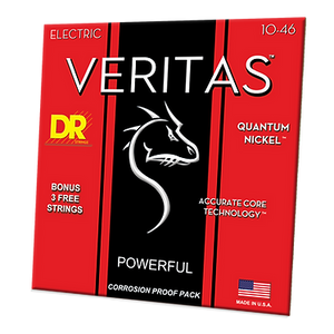 DR Strings Veritas Quantum Nickel Electric Strings Medium 10-46