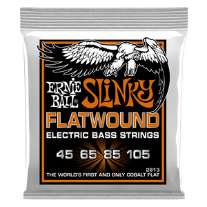 Ernie Ball Hybrid Slinky Flatwound Electric Bass Guitar Strings 45-105