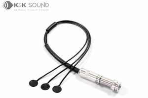 K&K Pure Mini Passive 3-Head Transducer Pickup for Acoustic Guitar