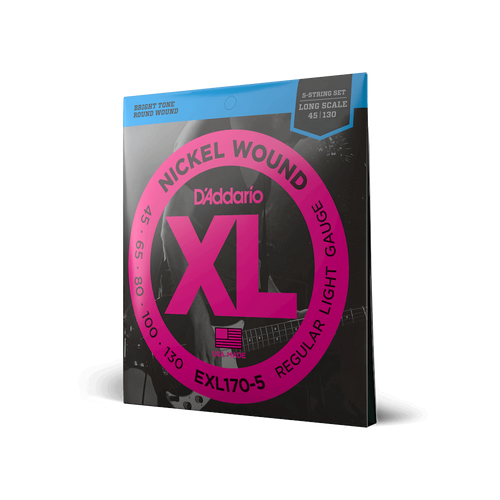 D'Addario EXL170-5 Bass Strings