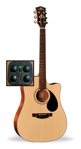 Kepma D3-130A Natural Matte Dreadnought Acoustic Guitar