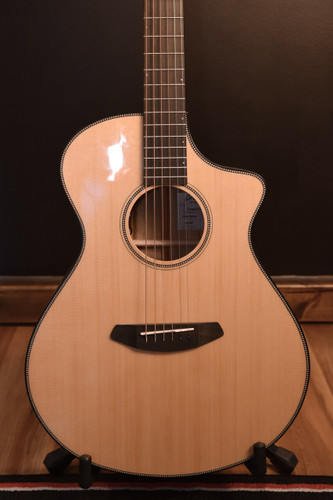 Breedlove Oregon Spruce and Myrtlewood Concert Acoustic Guitar with Plek sold at Corzic music in Longwood, Florida near Orlando