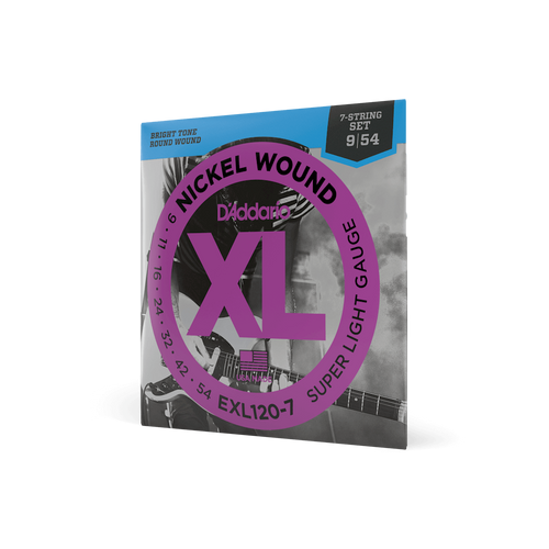 D'Addario EXL120-7 Electric Strings