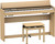 Roland F701 Digital Home Piano - Light Oak