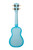 Kala Light Blue Burst Dolphin Soprano Ukulele