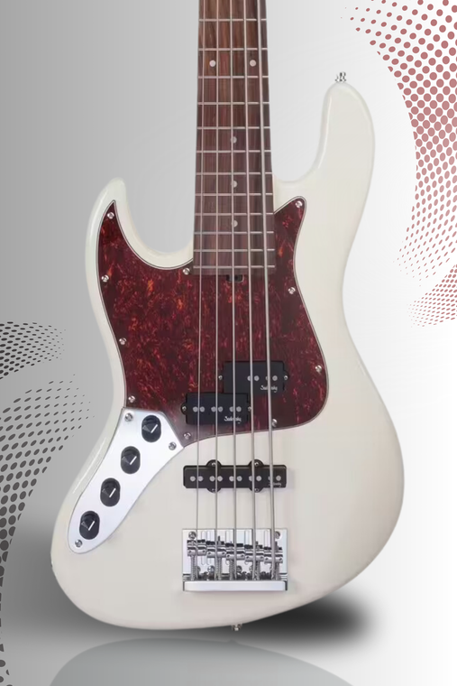 Sadowsky MetroExpress Lefty 5-String P/J Bass - Morado Olympic White
