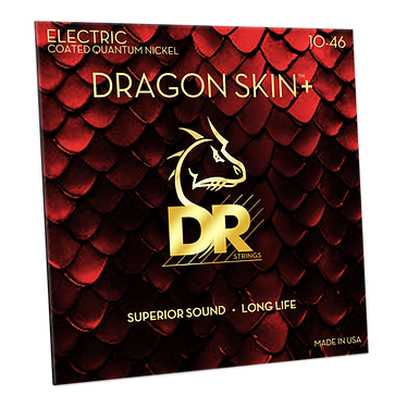 DR Strings Dragon Skin+Coated Nickel Electric Strings Medium 10-46