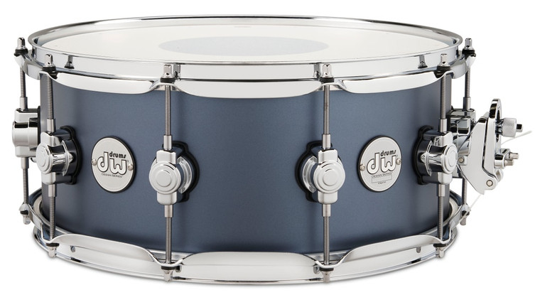 DW Design Snare 6x14 Blue Slate