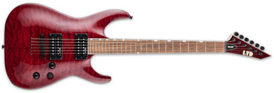 ESP LTD MH-200 QM NT See-Thru Black Cherry Electric Guitar