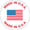 1" Circle - "Made in U.S.A." Labels (Roll of 500)