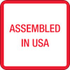 1 x 1" - "Assembled in U.S.A." Labels (Roll of 500)