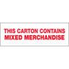 2" x 55 yds. - "Mixed Merchandise" Tape Logic Messaged Carton Sealing Tape (Case of 36)