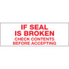 2" x 55 yds. - "If Seal Is Broken..."  Tape Logic Messaged Carton Sealing Tape (Case of 6)