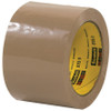 3" x 55 yds. Tan  Scotch Box Sealing Tape 375 (Case of 6)