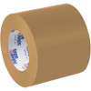 4" x 60 yds. Kraft Tape Logic #5300 Flatback Tape (Case of 12)