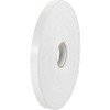 1" x 36 yds. (1/16" White) Tape Logic Removable Double Sided Foam Tape (Case of 12)