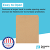 12 x 15" Kraft Flat Merchandise Bags (1000-Pack)