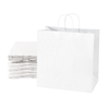 13 x 7 x 13" White Shopping Bags (250-Pack)