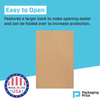 17 x 4 x 24" Kraft Gusseted Merchandise Bags (500-Pack)