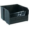 18 x 16 1/2 x 11" Black Conductive Bin Boxes (Case of 3)