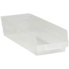 17 7/8 x 6 5/8 x 4" Clear Plastic Shelf Bin Boxes (Case of 20)