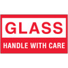 3 x 5" - "Glass - Handle With Care" Labels (Roll of 500)