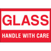 2 x 3" - "Glass - Handle With Care" Labels (Roll of 500)