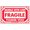 3 x 5" - "Fragile - Handle With Care" Labels (Roll of 500)