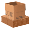 12"L x 12"W x 12"H Pre-printed Deluxe Packing Corrugated Box, 25-Pack