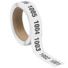 1 x 1 1/2" (1001-1500) Consecutive Numbered Labels (Roll of 500)