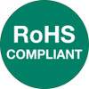 1" Circle - "RoHS Compliant" Green Labels (Roll of 500)