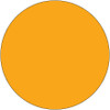 1 1/2" Circles - Fluorescent Orange Removable Labels (Roll of 500)