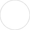 3" Circles - Clear Removable Labels (Roll of 500)