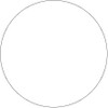3" Circles - White Removable Labels (Roll of 500)