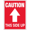 3 x 4" - "Caution - This Side Up" Arrow Labels (Roll of 500)