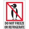 3 x 4" - "Do Not Freeze or Refrigerate" Labels (Roll of 500)